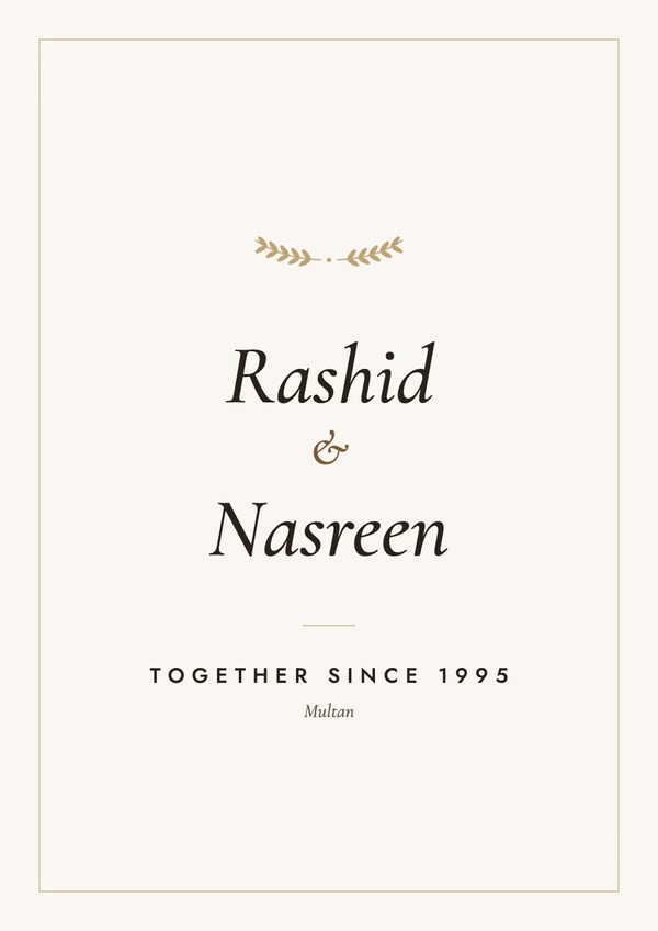 Eidi for Ammi and Abbu